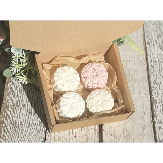 Napvirág fürdőbonbon válogatás 4 illattal, 4x15g