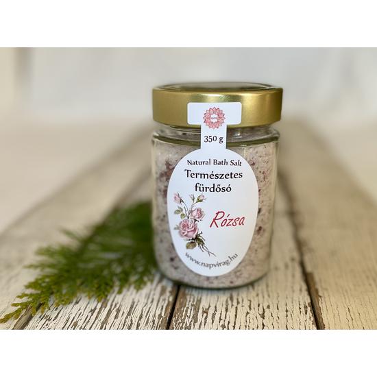 Fürdősó parajdi geránium illóolajjal és rózsaszirmokkal 350g